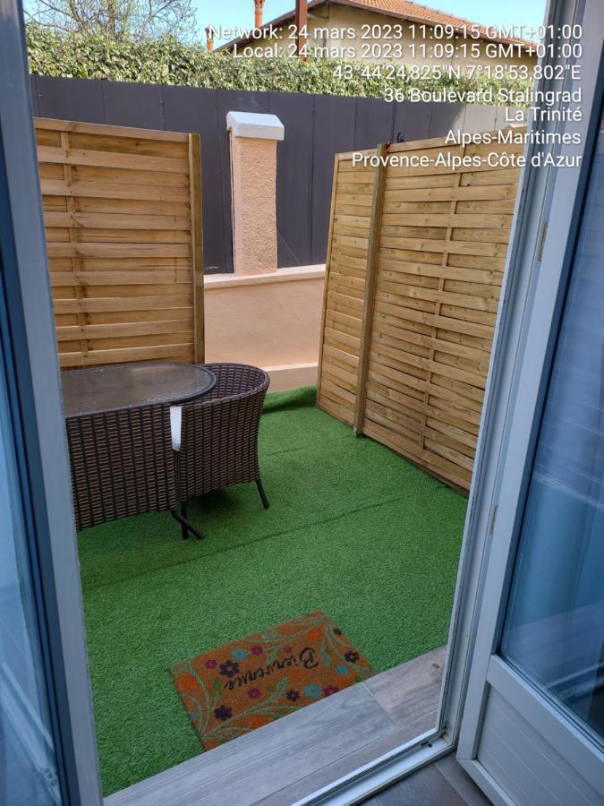 Studio 1 A La Trinite Proche De Nice, Monaco Et L'Italie Zewnętrze zdjęcie